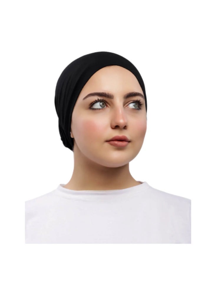 بندانة حجاب سوري بلمسة قطنية ناعمة - متعددة الألوان - Image 1